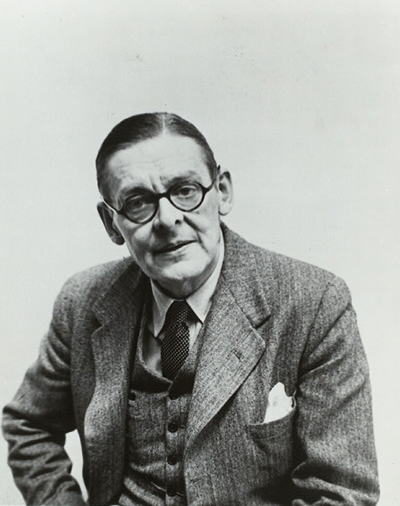 Image of T.S. Eliot. Billy Rose Theatre Division, The New York Public Library. "T. S. Eliot" The New York Public Library Digital Collections.