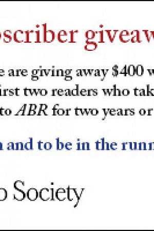 400 issue giveaway ABR Online April 2018