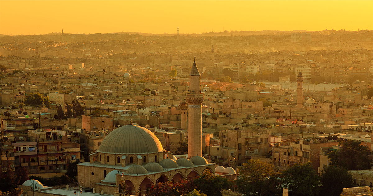 Photograph of Aleppo, Syria, in 2010 (Jens Benninghofen/Alamy)