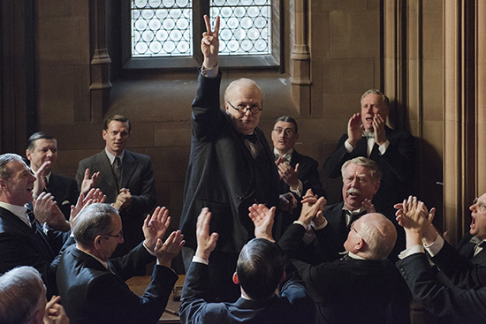 Gary Oldman as Winston Churchill in Darkest Hour Universal Pictures