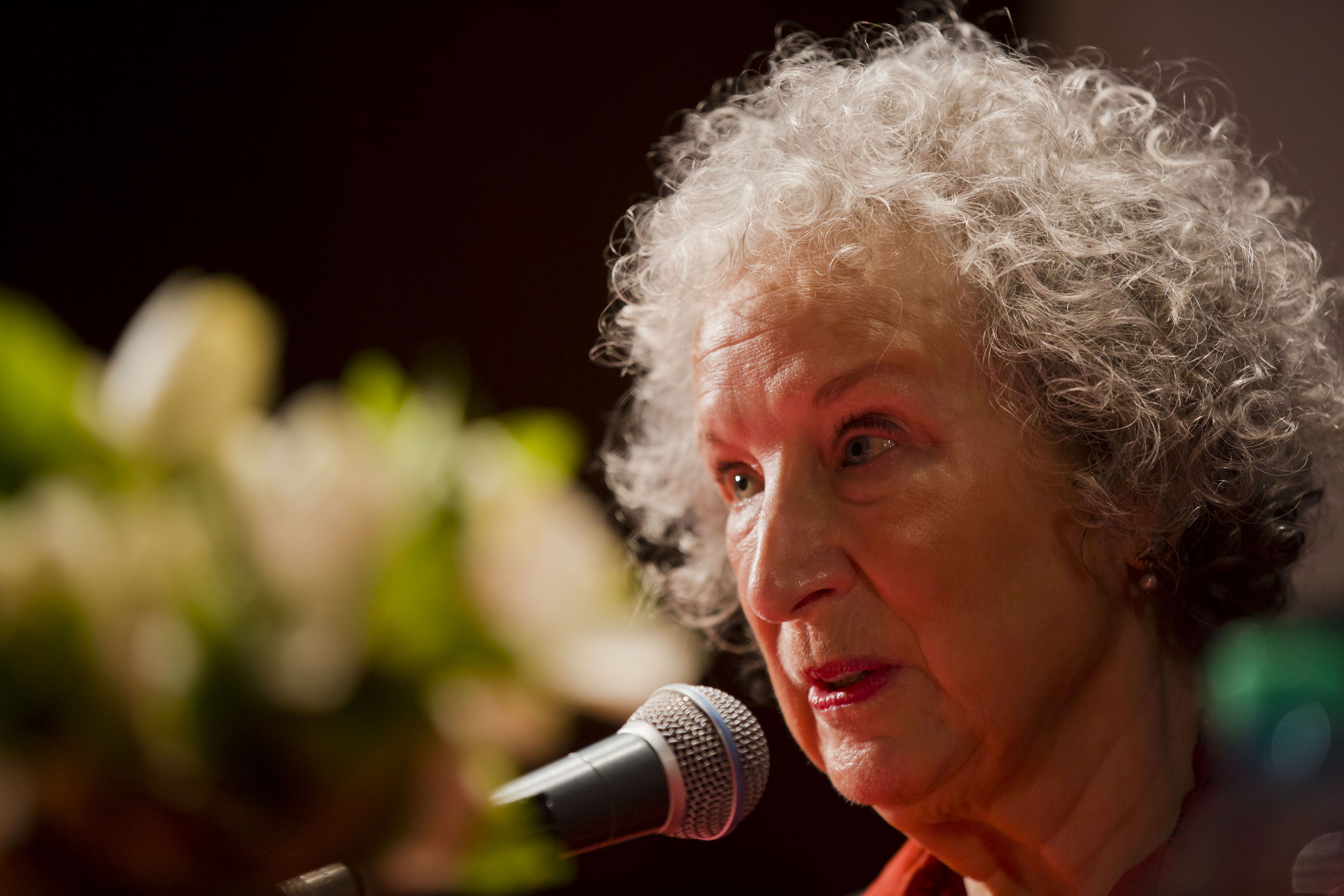 Margaret Atwood (photograph via Wikimedia Commons)