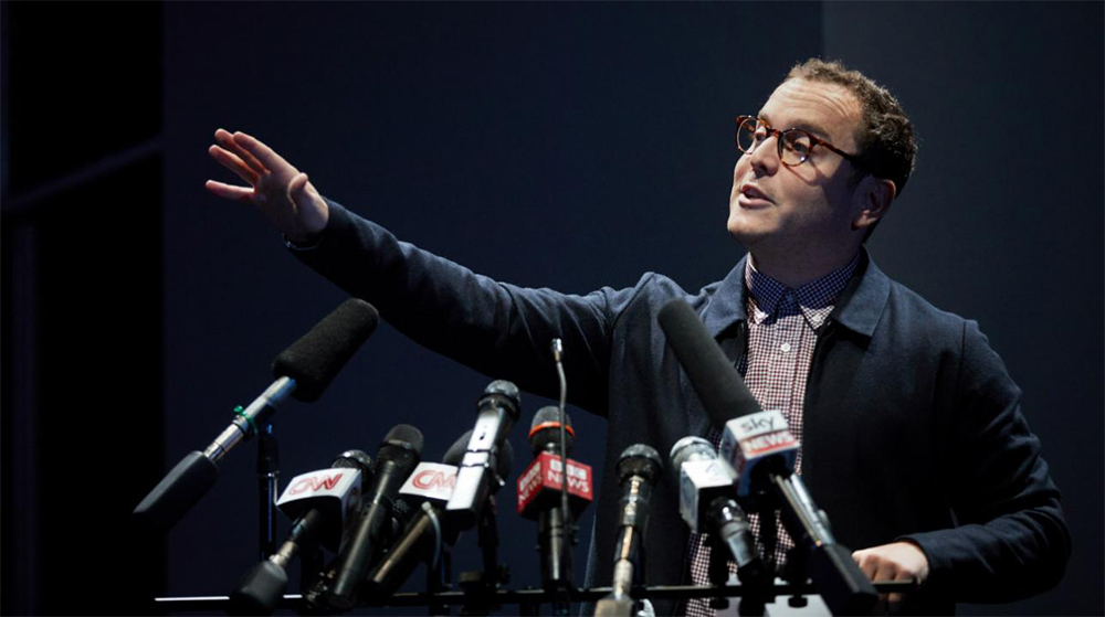 Joshua McGuire in I'm not Running (photo by Mark Douet)