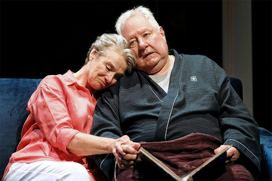 Diane Craig and John Wood in Crunch Time (photograph by Prudence Upton)
