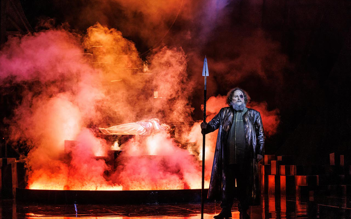 Warwick Fyfe as Wotan in <em>Die Walküre</em> (photograph courtesy of Melbourne Opera)