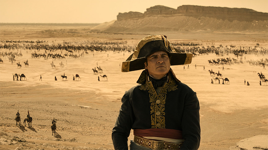 Joaquin Phoenix as Napoleon (Sony Pictures)