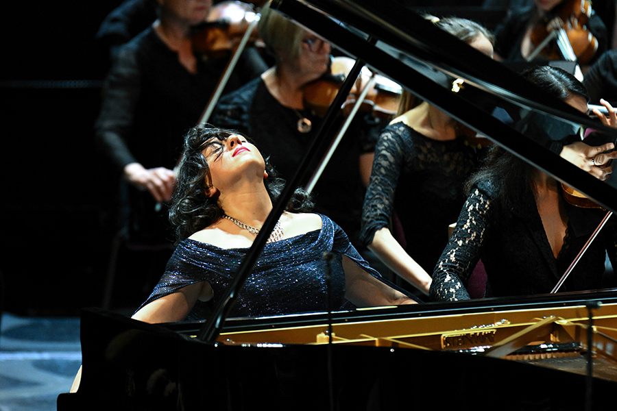 Khatia Buniatishvili Plays Tchaikovsky (Photographed by Chris Christodoulou/BBC)