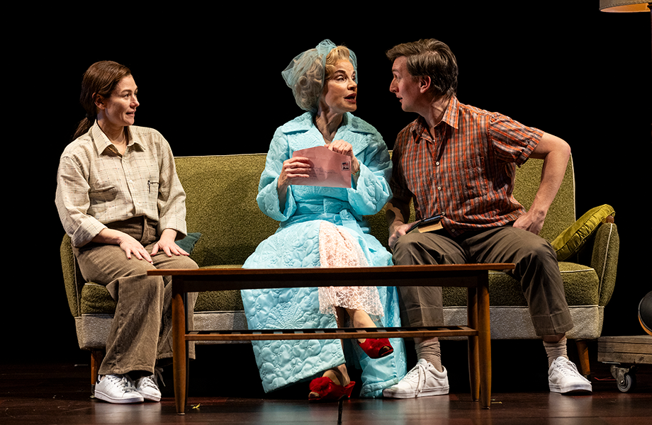  Yael Stone as Martha Herman, Sigrid Thornton as Phyllis Herman and Ash Flanders as Carl Herman (courtesy of Melbourne Theatre Company)
