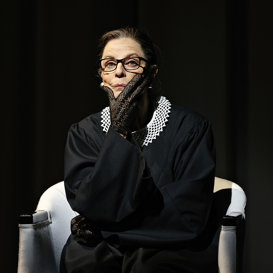 Heather Mitchell as Ruth Bader Ginsburg in RBG: Of Many, One (Prudence Upton)