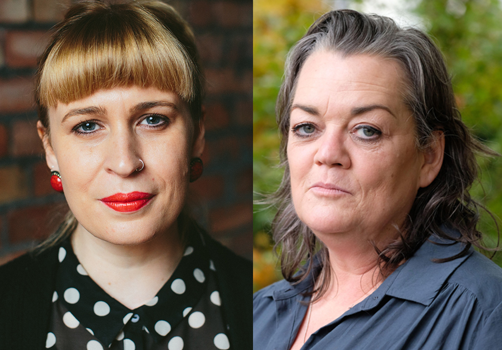 Northern Irish writers Jan Carson and Louise Kennedy (photographs via Penguin/Alamy)