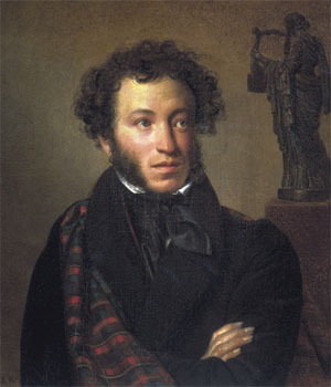 Portrait of Alexander Pushkin by Orest Kiprensky 1827