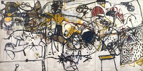 Spanish Encounter by John Olsen, 1960 (Art Gallery of New South Wales)