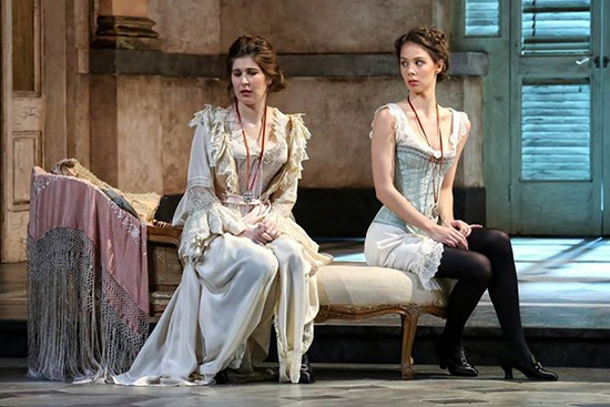 Nicole Car as Fiordiligi and Anna Dowsley as Dorabella in Opera Australias Così fan tutte Photograph by Prudence Upton