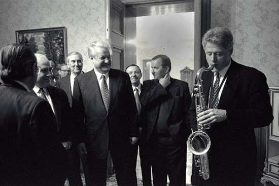 Bill Clinton and Boris Yeltsin 1994 550