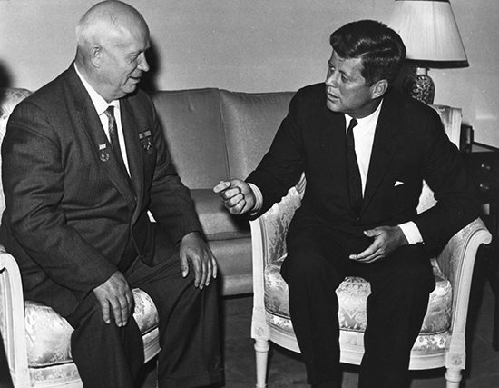 John Kennedy Nikita Khrushchev 1961 550