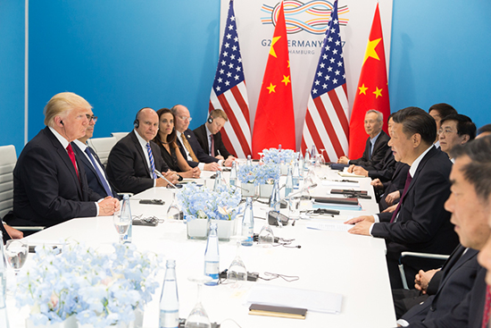 President Donald J. Trump and President Xi Jinping at G20 July 8 2017 ABR Online