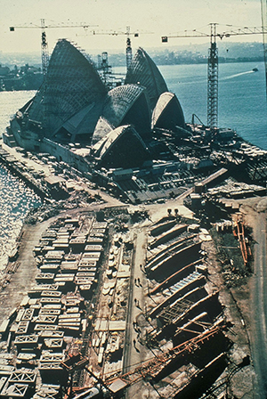The Sydney Opera House under construction OpusSOH ABR Online