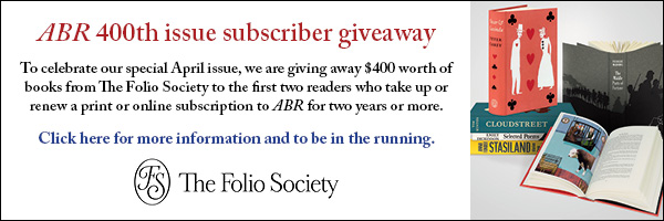400 issue giveaway ABR Online April 2018