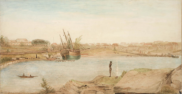 Sydney Cove, 1808 / by J.W. Lewin (bequeathed by Miss Helen Banning, State Library of NSW)