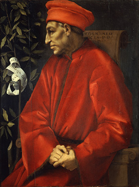Pontormo portrait of Cosimo de Medici the Elder Uffizi Gallery Wikimedia Commons