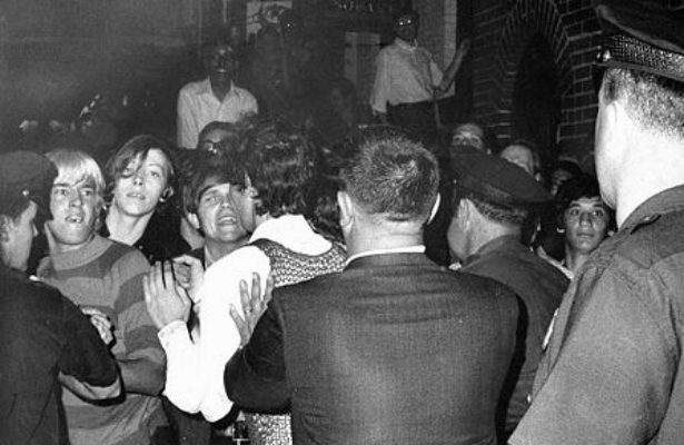 Photograph from the Stonewall riots (Wiki Commons)