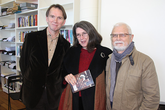 Peter Rose, Morag Fraser, and Rodney Hall at opening of Boyd in 2012