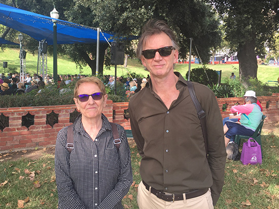 Peter Rose and Pam Brown at Writers Week 2018