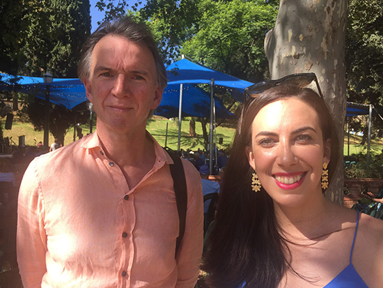 Peter Rose and Sarah Holland Batt at Writers Week 2018