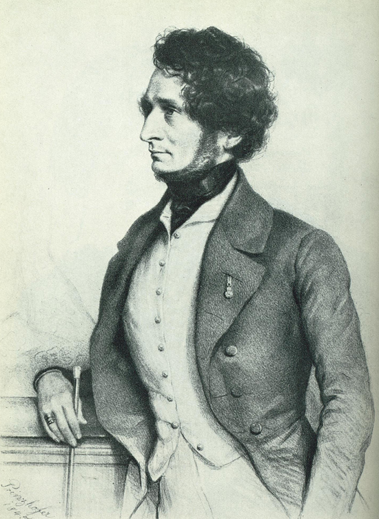 Berlioz by Prinzhofer 1845