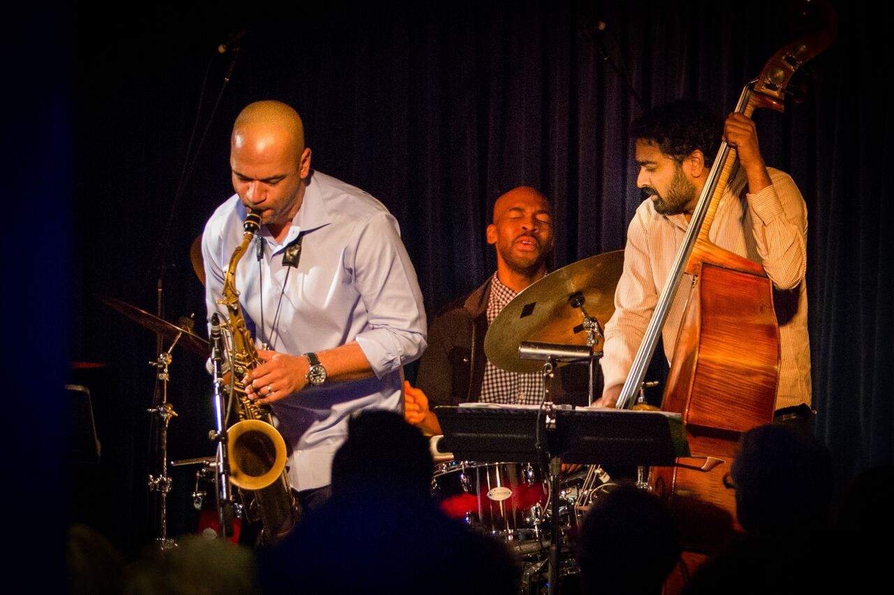 Eric Harland and Voyager (photograph by Kevin Peterson)