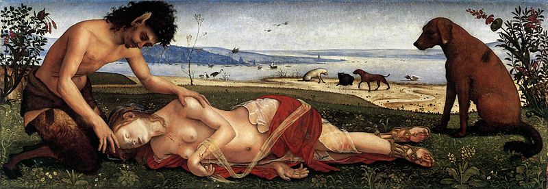 Piero di Cosimo The Death of Procris National Gallery London via Wikimedia Commons