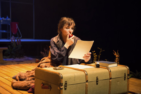 Alexandra Aldrich as Katherine Mansfield (photograph by George Darsas)