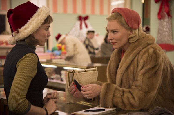 Rooney Mara and Cate Blanchett in Carol