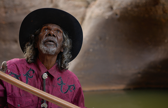 Goldstone David Gulpilil in Cobbold Gorge