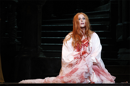 Jessica Pratt in Lucia di Lammermoor photograph by Jeff Busby