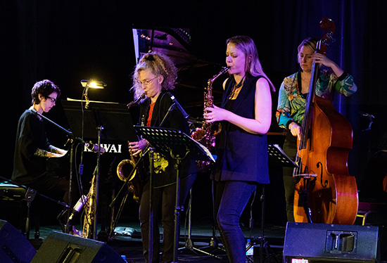 WJF Melbourne Womens International Jazz Festival Quintet photo by Roger Mitchell 550