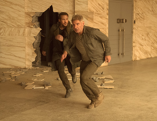 Blade Runner 2049 Harrison Ford and Ryan Gosling in Blade Runner 2049 Sony Pictures 