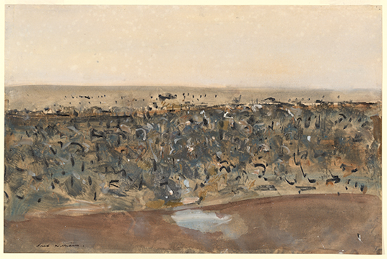 Fred Williams Pond in the You Yangs 1962 National Gallery of Victoria