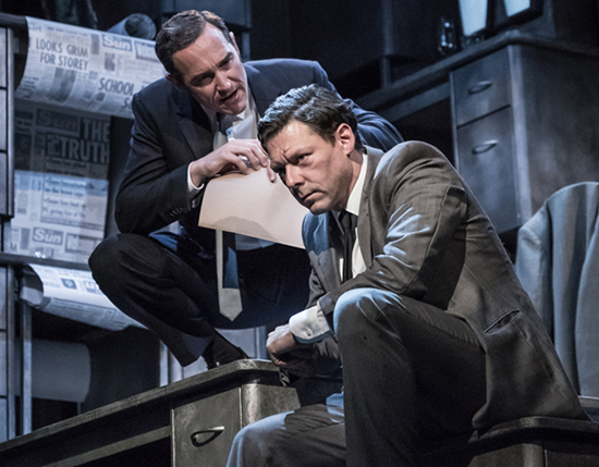 Ink Bertie Carvel Rupert Murdoch and Richard Coyle Larry Lamb in Ink