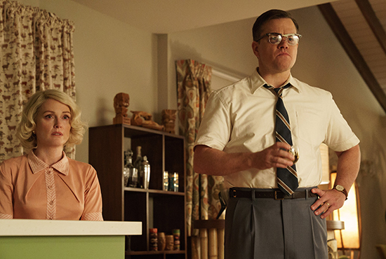 Julianne Moore and Matt Damon in Suburbicon Roadshow Films