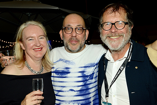 The Update Rachel Healy Barrie Kosky Neil Armfield at the 2017 Adelaide Festival photograph by William Yang