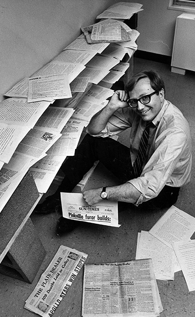 As captioned in 'Reporter: A Memoir': In the barren Dispatch offices in Washington, D.C., I had just learned, in May 1970, that I had won the Pulitzer Prize for international journalism.