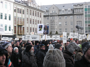 Iceland-Protest
