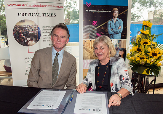 Peter Rose and Rae Frances at Monash launch 2016