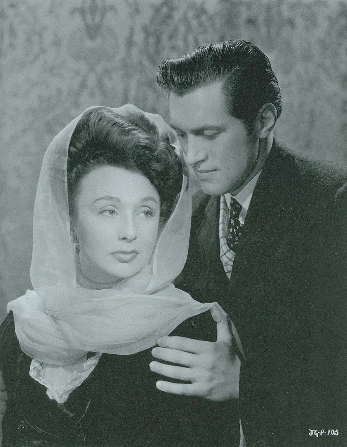Googie Withers and John McCallum in The Loves of Joanna Godden (1947)