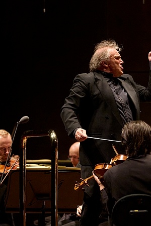 Conductor Conductor Jaime Martín and the Melbourne Symphony Orchestra (photograph by Laura Manariti)