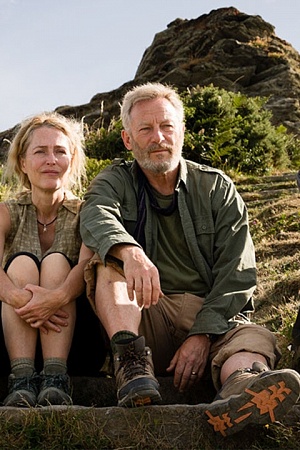 Gillian Anderson as Ray and Jason Isaacs as Moth (courtesy of Transmission Films)
