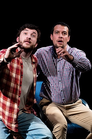 Darcy Kent as Ryan (left) and Kevin Hofbauer as Keith (photograph by Jodie Hutchinson)