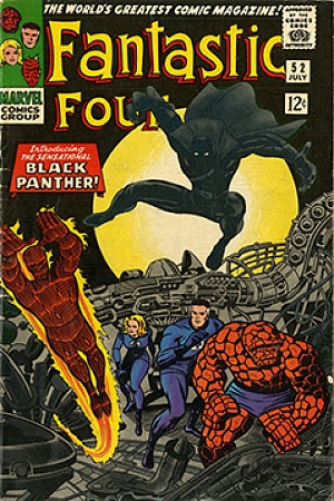 Black Panthers first appearance in the Fantastic Four Comic