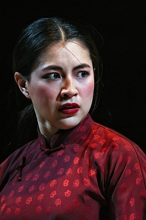 Kimie Tsukakoshi in The Poison of Polygamy (photograph by Prudence Upton).