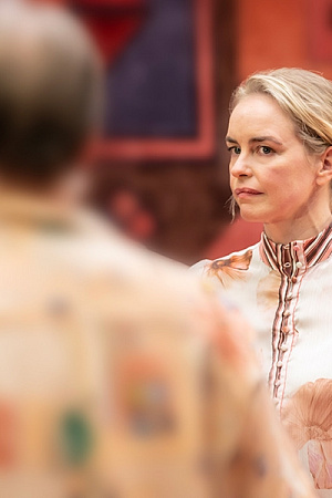 Nina Hoss as Madame Ranevskaya (photograph by Johan Persson)